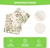 Spring Daisy Flowers Linen Table Runner Dresser Scarf Table Decor Farmhouse Kitchen Dining Table Runners for Wedding Party Decor 6