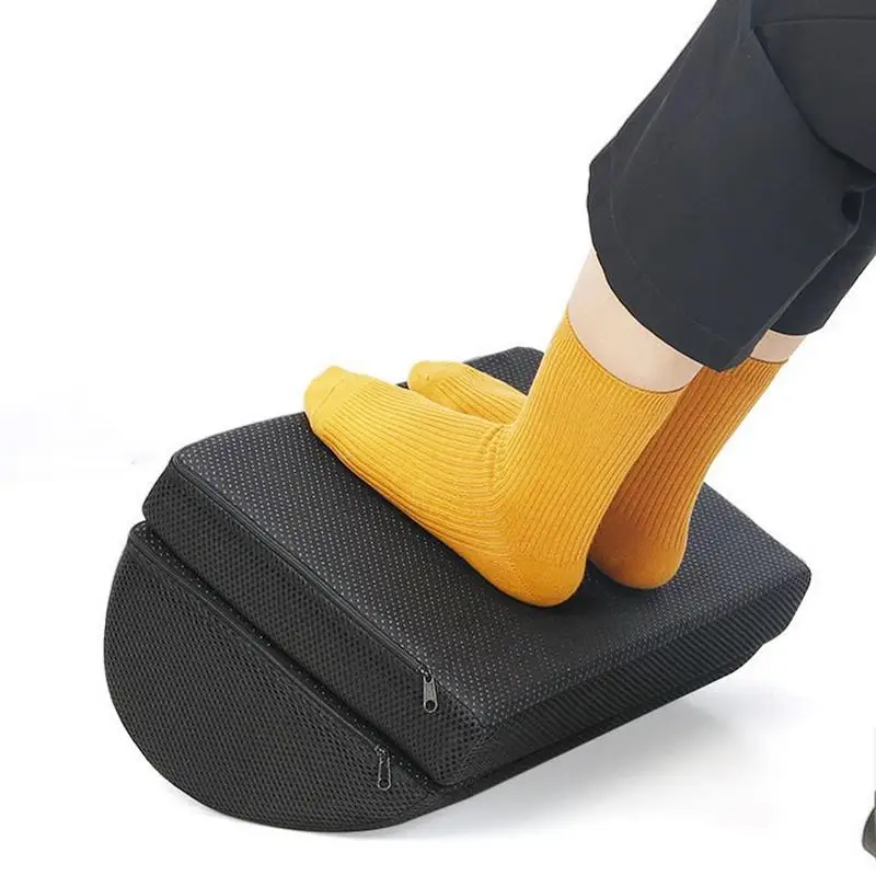 Foot Rest for Under Desk at Work, Double Layer Adjustable Foot