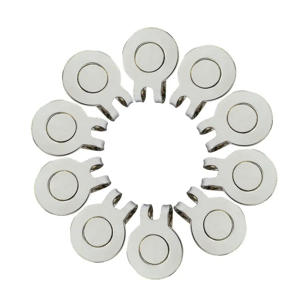 

Спорт на открытом воздухе, Серебряный цинковый сплав, рандомные средства для тренировок в гольфе, зажимы, мячи для гольфа с прицеливанием