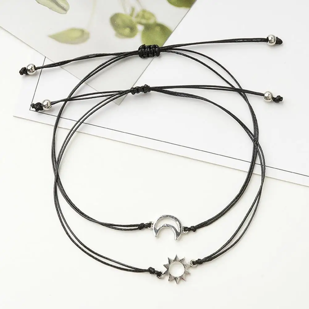Abbylike 20 Pezzi Kit Regalo Amicizia: 10 Sacchetti Trucco In Tela + 10 Braccialetti Regolabili Con Frase - 3