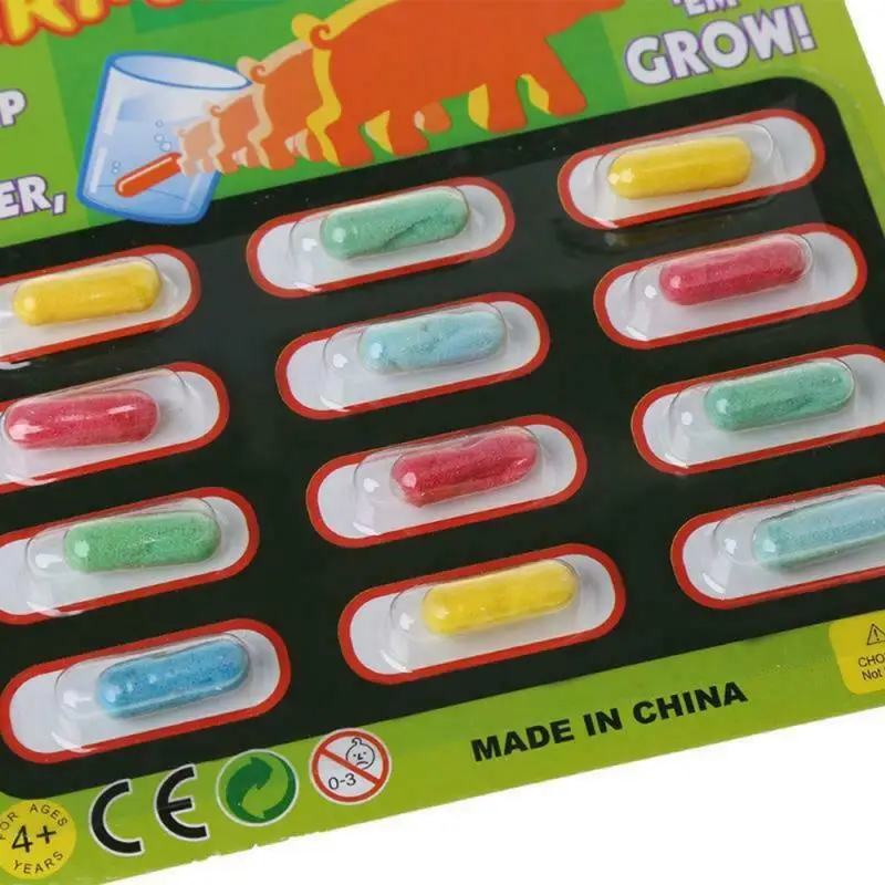 Creative New Exotic Toys Magic Soft Baby Cognition Toys Early Educational Toy Kids Cartoon Dinosaur Toys Bath Toy Grow Capsule 5