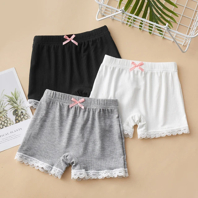 Summer Girls Shorts Top Quality Cotton Lace Safety Panties Baby Girl  Clothes Children Pants For 3-11Years Kids Short Underwear - AliExpress