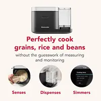 Grain and Rice Cooker 8 Cup with Automatically Sensing Integrated Scale + Water Tank, KGC3155BM 2