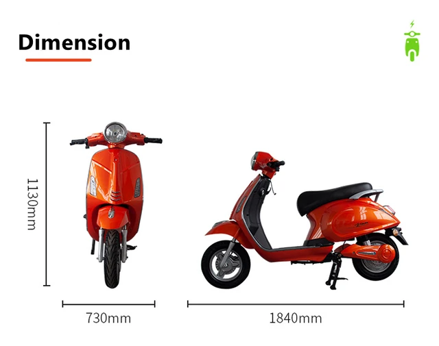 GCAutos - Scooter électrique enfant 350 W vespa vintage