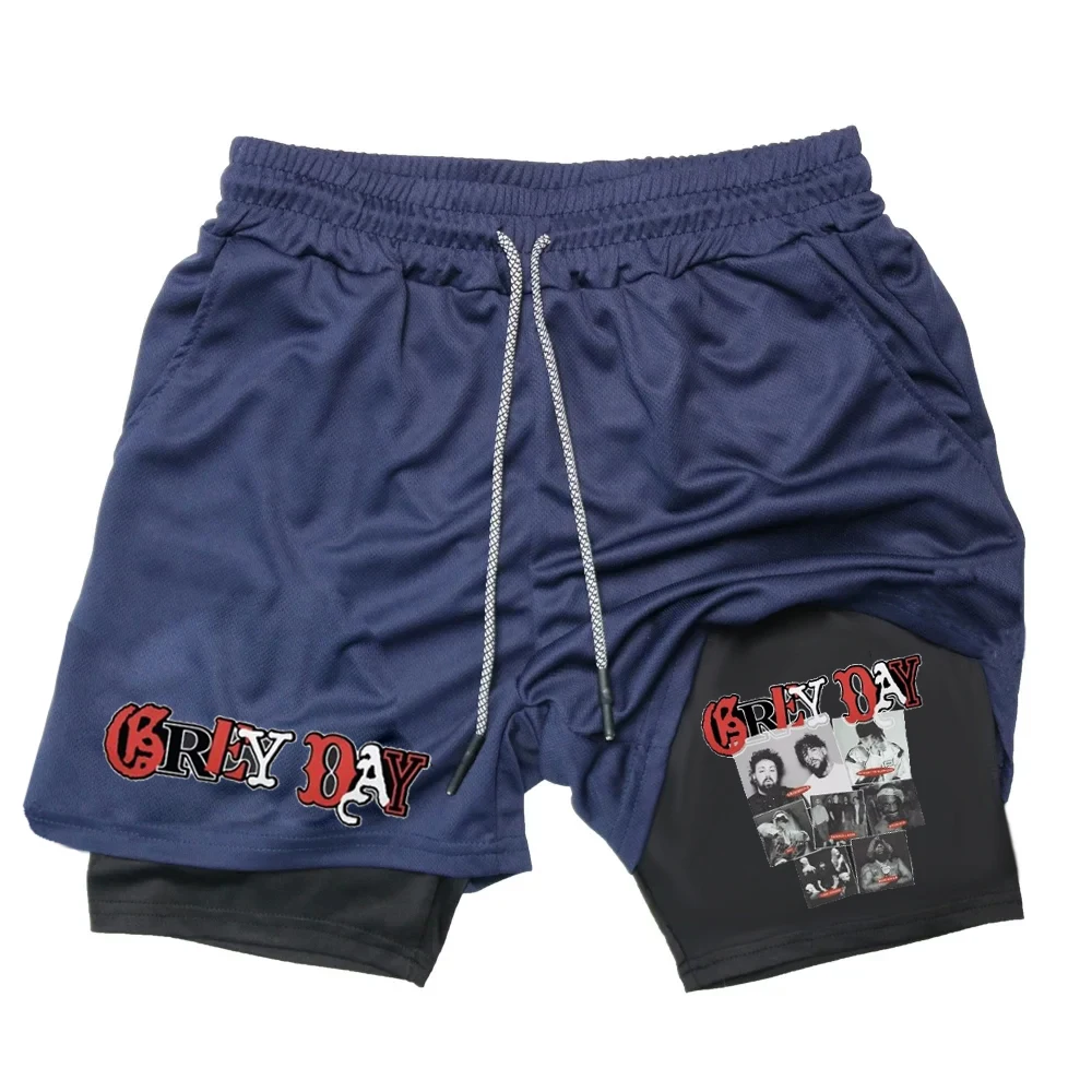 Suicideboys Sports Shorts Mens Compression Quick Drying Short Pants Suicideboys Print GYM 2-in-1 Fitness Breathable Tight Shorts 5