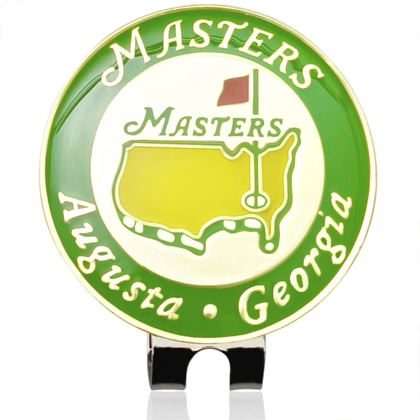 Golf Ball Mark with Magnetic Golf Hat Clip Marker US Map White Flower Marker Training Aids