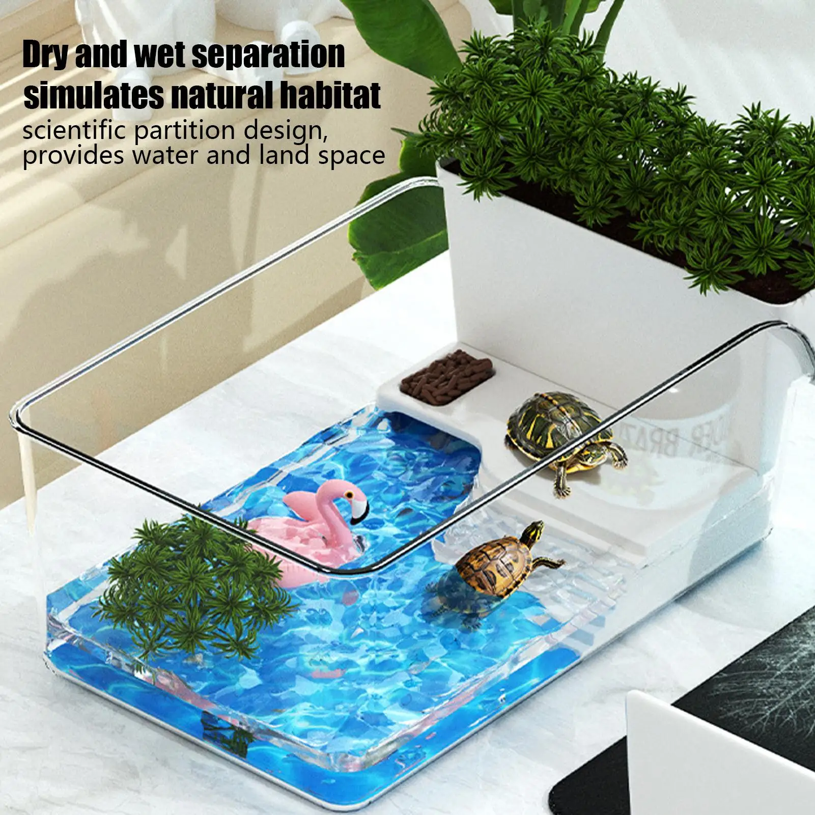 Plastic Turtle Tank Aquarium 2