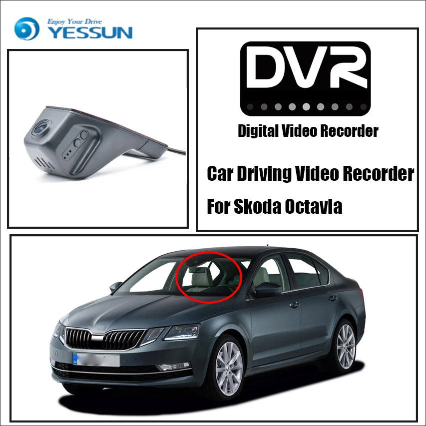 

YESSUN For Skoda Octavia Car DVR Digital Video Recorder - Front Camera Dash HD 1080P Not Reverse Parking Camera