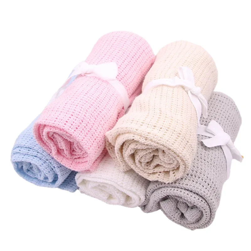 Baby Blanket Cotton Super Soft Kids Month Blankets Newborn Swaddle Infant Wrap Bath Towel Girl Boy Stroller Cover Inbakeren