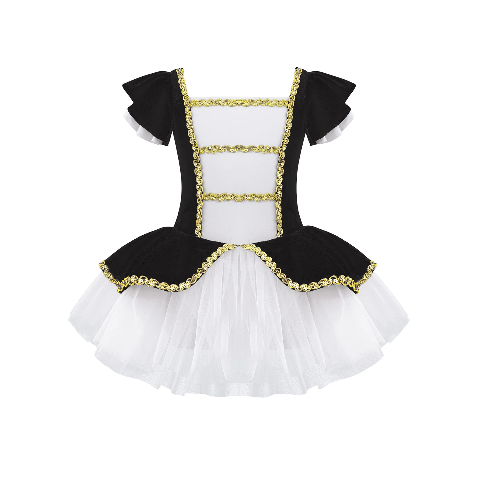thumbnail image 1 of Vestido de ballet y danza para niñas y niños, leotardo de gimnasia, tutú de princesa, ropa para actuaciones en el escenario, regalo de Navidad, 1 of 5