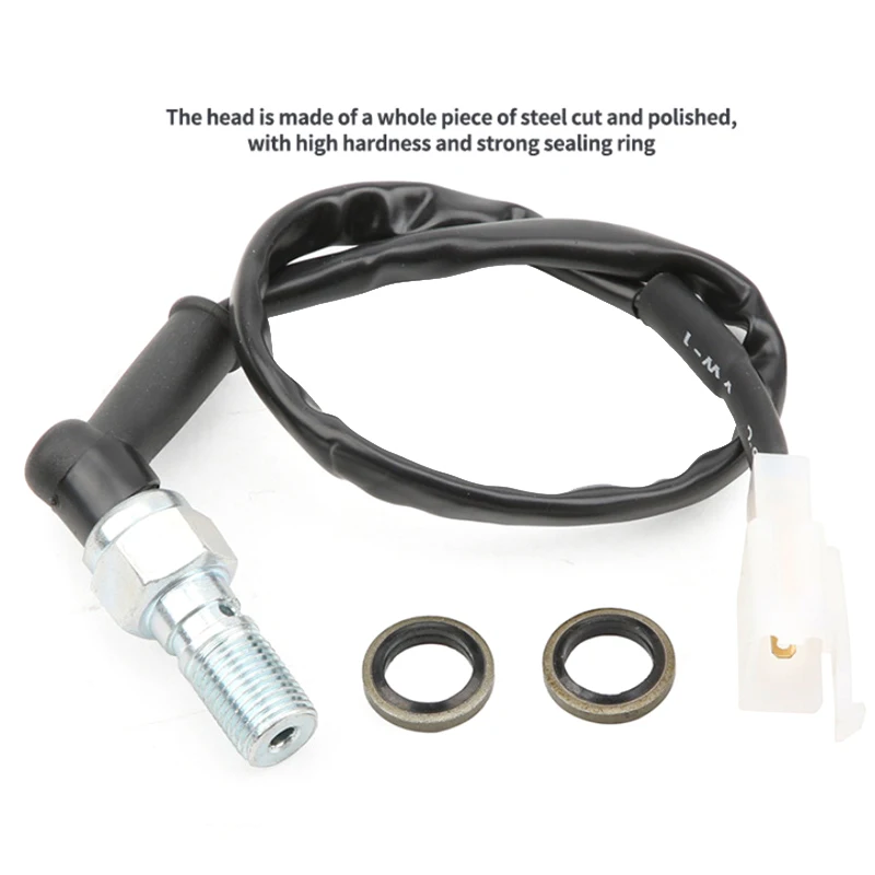 유니버설 오토바이 중공 볼트 유압 브레이크 압력 후방 라이트 스위치 M10*1.25MM 모토 액세서리