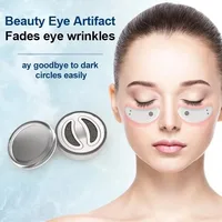 EMS Micro-current Led Red Light Eye Care Therapy Ems Massager With Gel Patch For Treatment Under Eye Wrinkle Dark Circles Remove 2