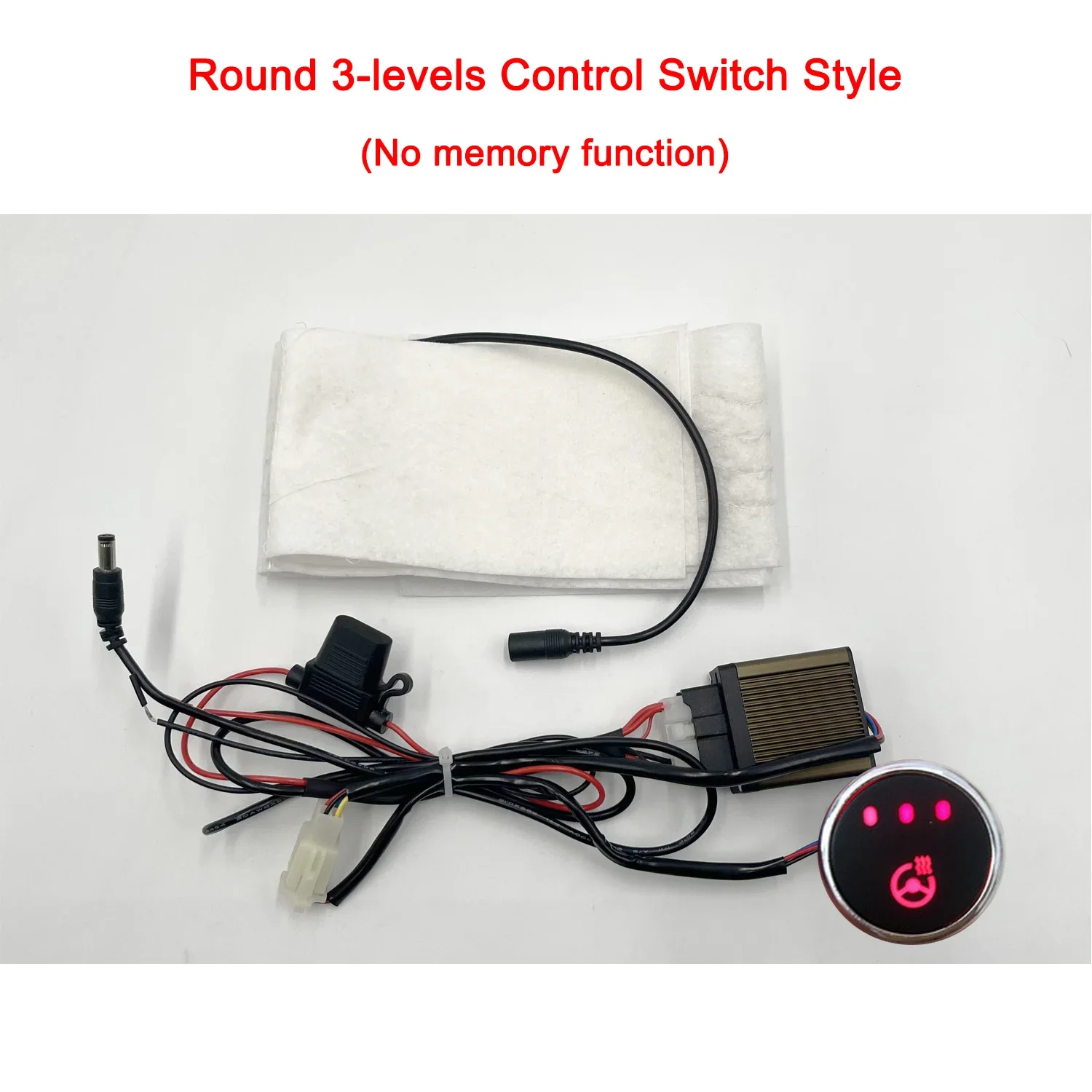 Gebaut-in Auto Lenkrad Heizung Kit Universal 12V Carbon Faser Wärme Pads  Unabhängige Switch Control System mit harness - AliExpress