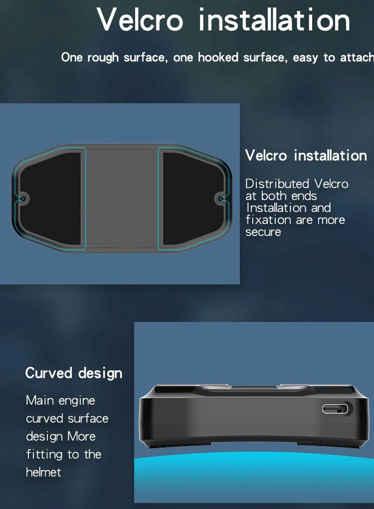 Motorcycle Helmet Bluetooth Headset With Type-c And Ipx6 Rating_voghion.com