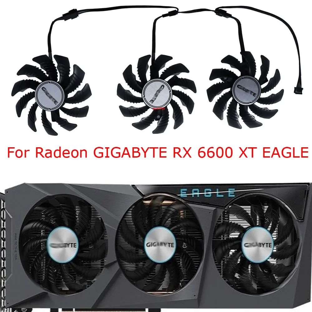 Description Picture 2 of itemGPU VGA Cooler,Video Cards Fan,3Pcs/Set,75MM Diameter Size,GA81S2U,For Gigabyte Geforce rtx3060ti RTX 3060 Ti 3060Ti Gaming OC