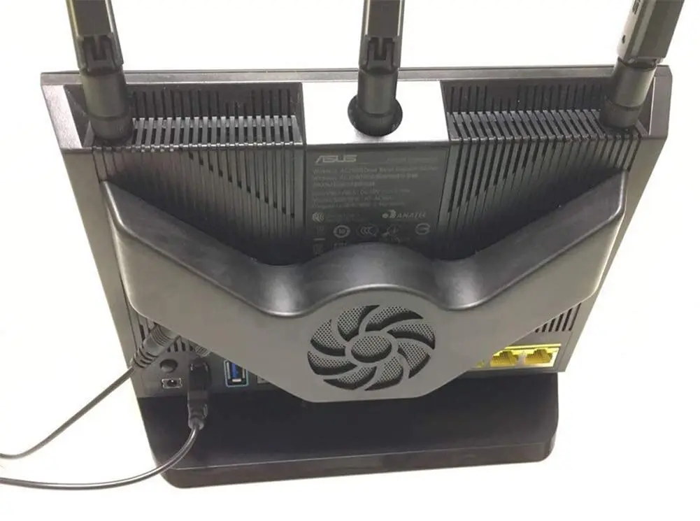 Cooling Fan Router Radiator Base USB Power Ultra Silent Dissipate Temperature Control for ASUS AC68U AC86U ac1900p AC85P Router