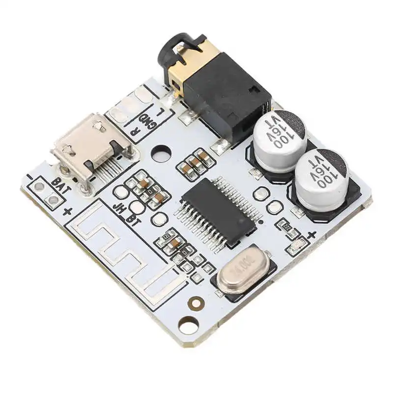 사운드 수신기 보드 자동차 스피커 앰프 모듈 3.7 ? 5V LED 표시기 DIY 용