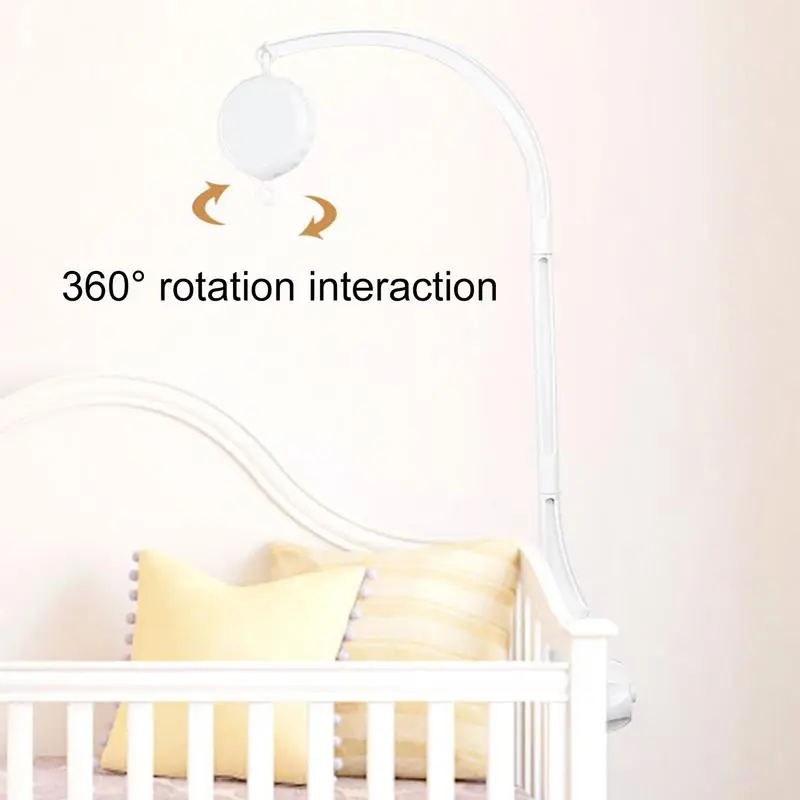 24 Songs Rotary Baby Mobile Crib Bed Bell Toy Crib Mobile Musical Box Electric Autorotation Music Box Baby Educational Toys