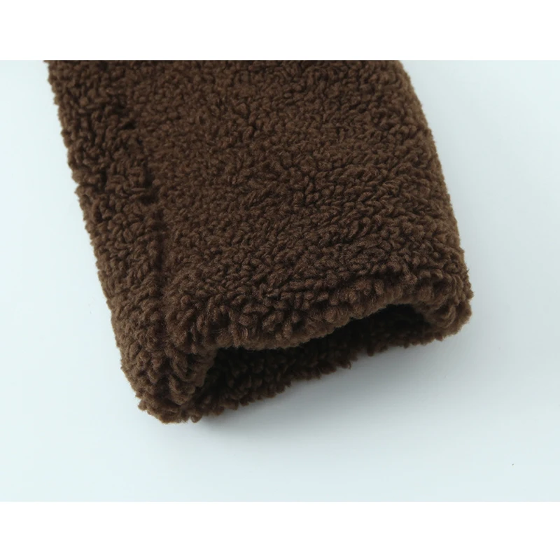 2025 Winter Women Fashion Faux Fleece Coat Woman Elegant Thick Warm Jacket Long Sleeve Overcoat Chic Casual New Outerwear ﻿ ﻿