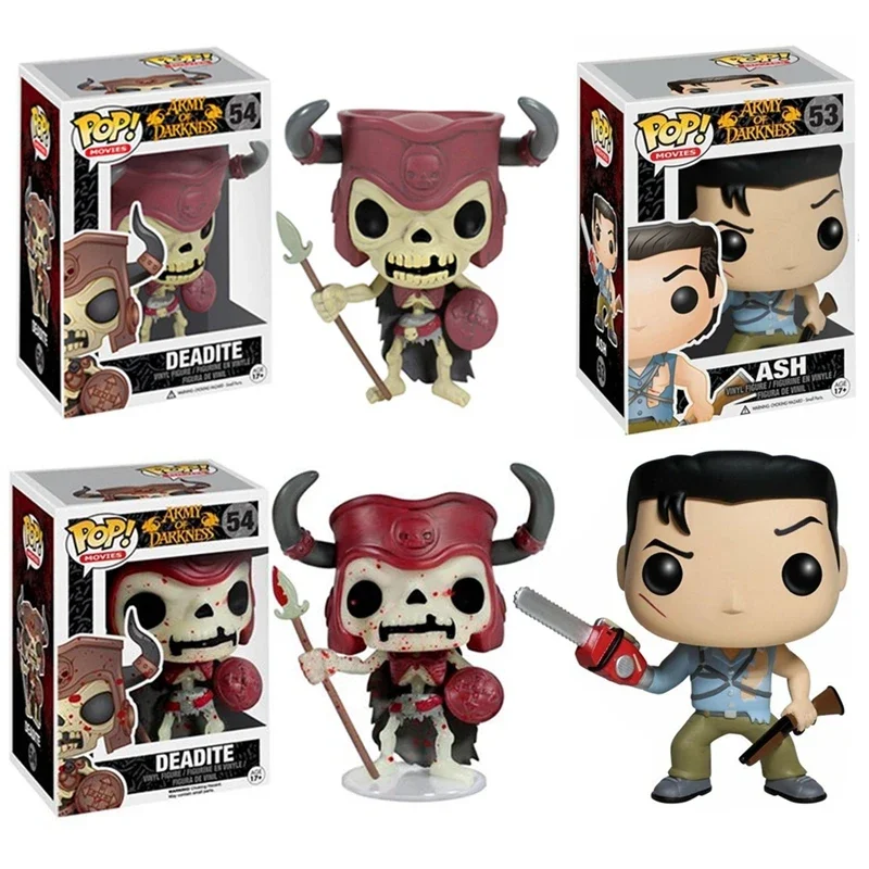 Funko Pop Army Of Darkness Ash #53 Deadite #54 Vinyl Limited Action Figures Model Toys For Children Gift
