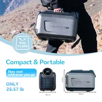 CYBERTAKES S2 Pro Climatiseur mobile à onduleur chaud/froid, portable pour camping, voiture, tente, intégré 2
