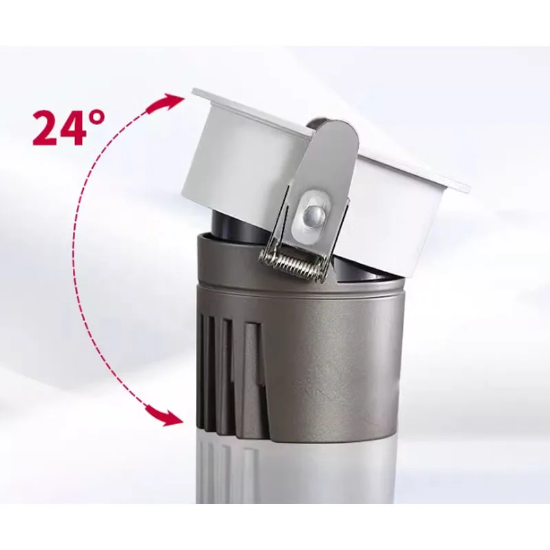 실내 LED 다운 라이트 스포트 라이트, 고효율 눈부심 방지 스포트 라이트, 6 개, 10W