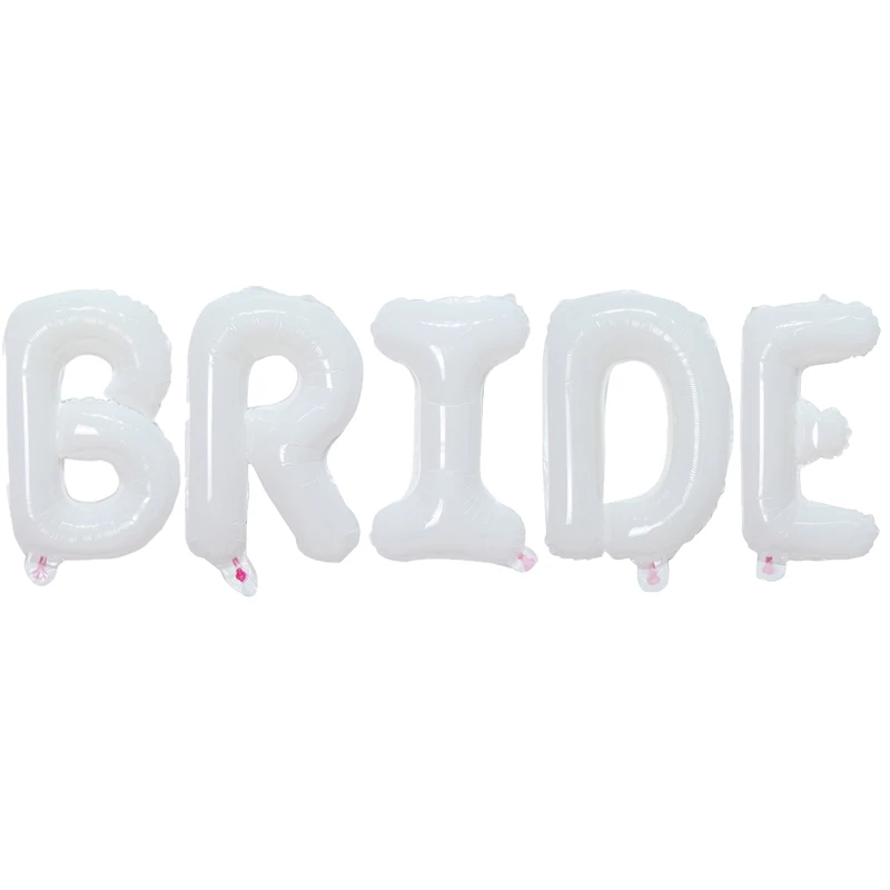 Braut Luftballons Roségold Party Dekoration Krone vermissen zu Frau Ballon Team bride zu sein Henne Junggesellen abschied Dekoration Lieferant – Detail 6