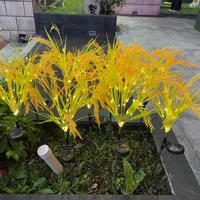 Lumière montée au sol en forme d'oreille de blé à énergie solaire à 7 têtes, adaptée à la cour, au jardin, à la pelouse, à l'extérieur, au Camping, à la décoration de fête, 1 pièce 5