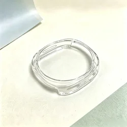 Protective Hard Shell Case Cover - Durable Hollow Design for Galaxy Watch8 9 44MM (5 Transparent)