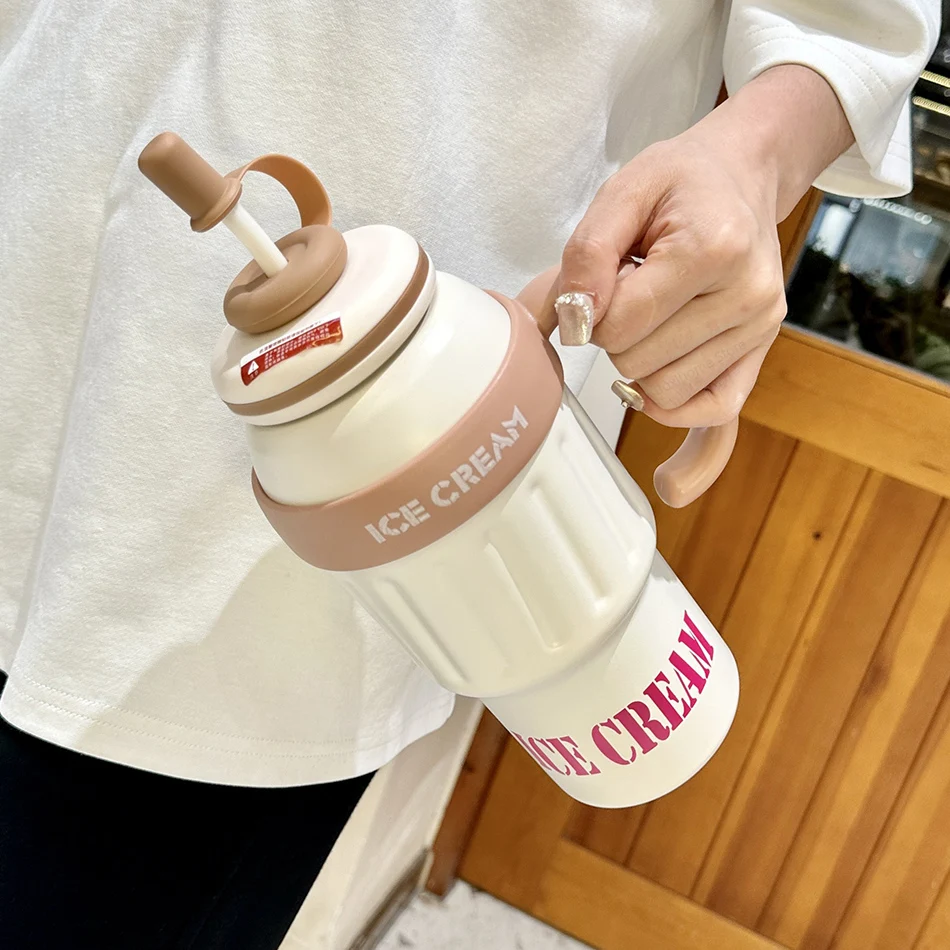 New Large Capacity Thermos Cup With Handle And Straw Stainless Stee Car Portable Travel Thermal Cup Big Mac Thermos Water Bottle - Aliexpress 15 16 New Large Capacity Thermos Cup With Handle And Straw Stainless Stee Car Portable Travel Thermal Cup Big Mac Thermos Water Bottle - Aliexpress 15