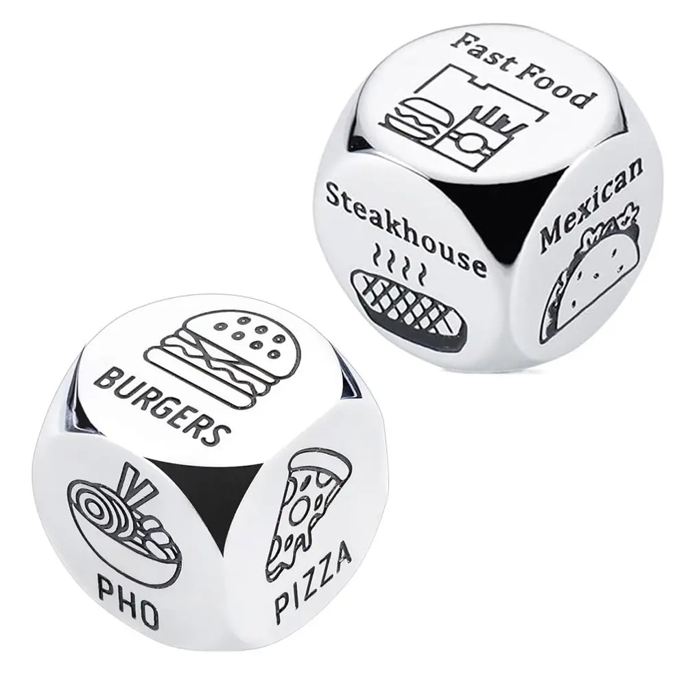 

1pc Wood Dinner Food Decider Dice Take Out Dice Funny Anniversary Food Cube Game Valentines Day Date Night Ideas