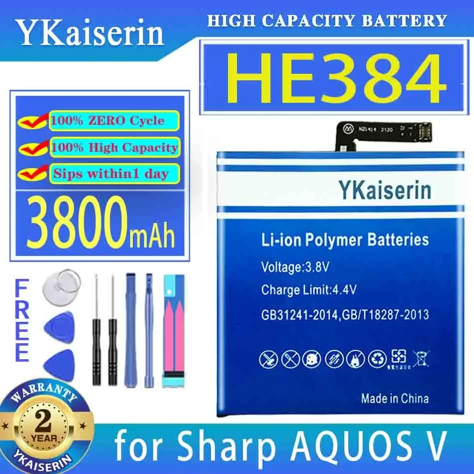 

Аккумулятор ykaisin HE384 3800 мАч для Sharp AQUOS V мобильный телефон