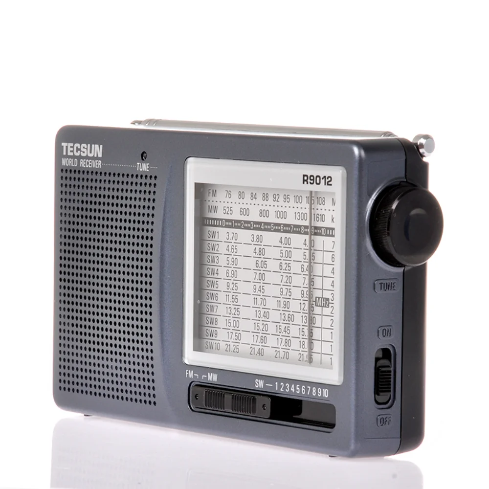 TECSUN R-9012 FM AM SW Radio 12 Bands Portable Receiver High Sensitivity Selectivity Low Noise radio receiver