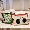 Cute Lineart Doodles  Knitting Cotton Thread Napkin Holder Tissue Bag Bedroom Kitchen Desktop Storage Napkins 1