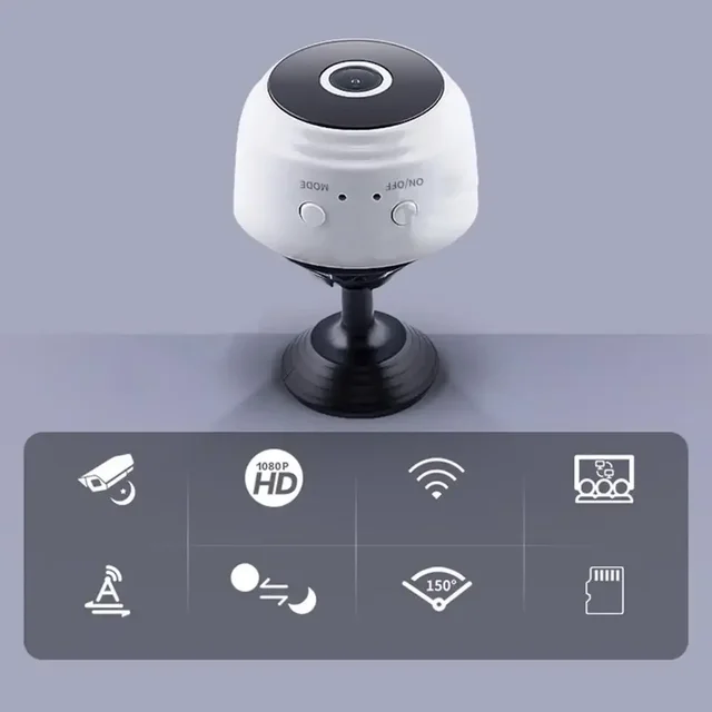 Micro Home Wireless Video CCTV Mini Security Surveillance with Wifi IP Camara Sensor Infrared CMOS 2MP Alarm Camera 2