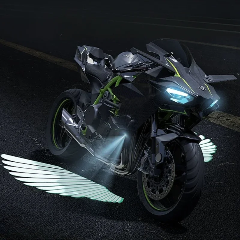 Motorcycle LED Lights Decorative Lamp Atmosphere Lights Universal 12V 24V Motorcycle Projection Lamp Ambient Angel Modification