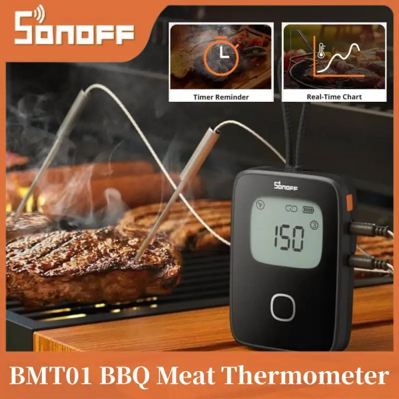 SONOFF BMT01 Wireless BBQ Meat Thermometer With Real-Time Temp Chart ...