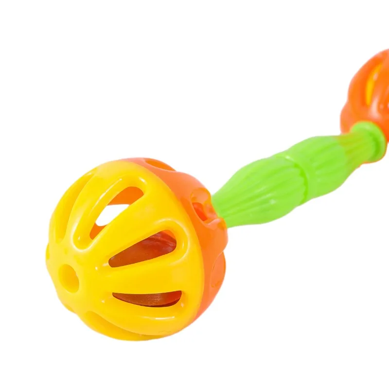 Parrot Toy 2/1pcs Creative Rattle Bite Resistant Bird Toy Double-head Bell Ball Cage Parrot Training Pet Accessories Игрушки parrot toy bird toy