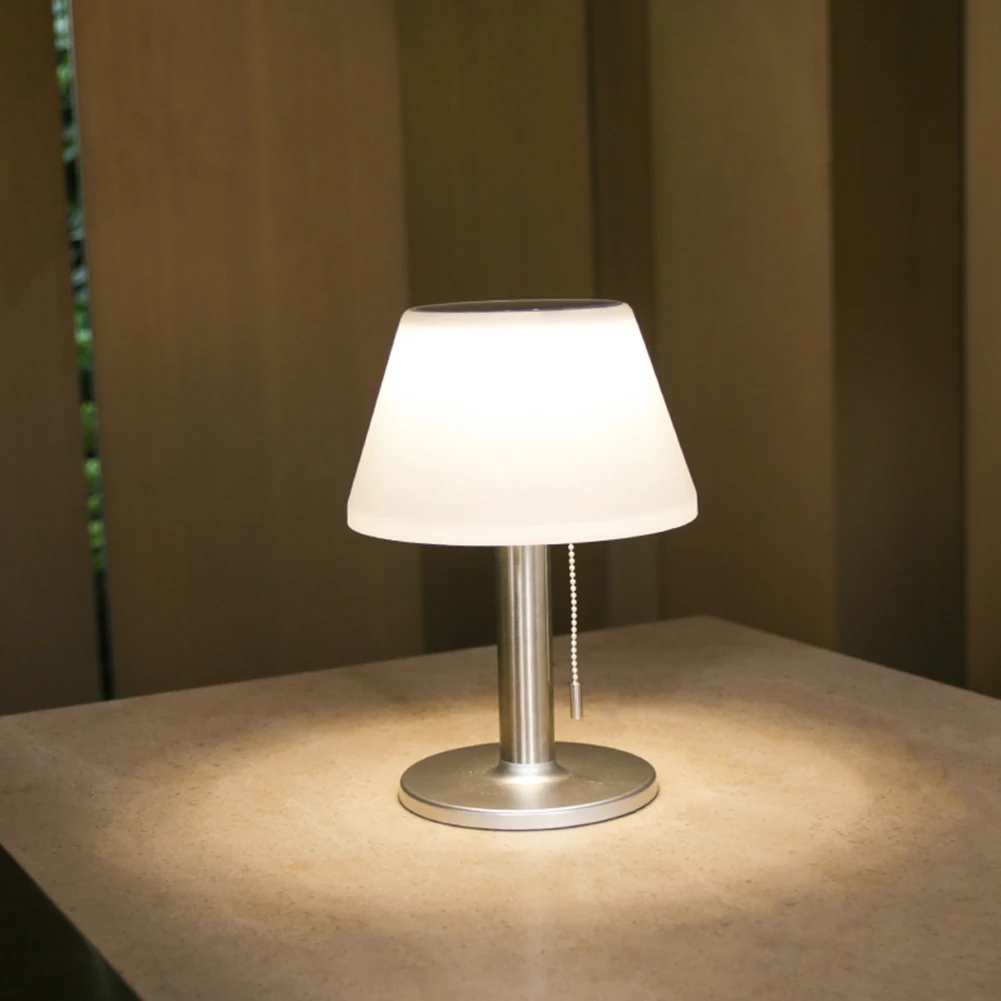 10LED 테이블 램프, 태양광 독서 책상 조명, 간단한 조립, 밝기 조절 지능형 광학 제어, 정원 안뜰용, 5V, 180mAh