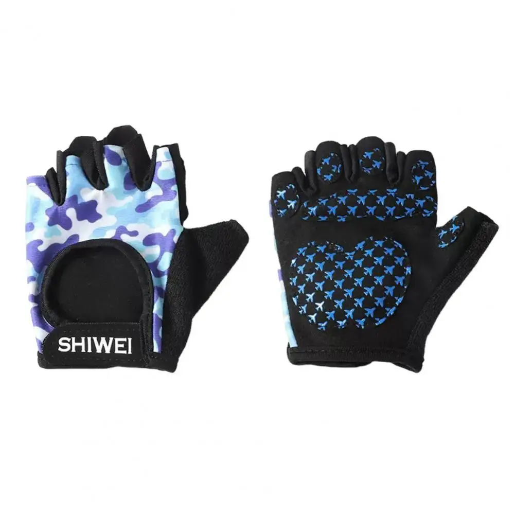 

Уличные перчатки, рыболовные перчатки, регулируемые детские перчатки с открытыми пальцами для уличного спорта, износостойкие Нескользящие перчатки для рыбалки