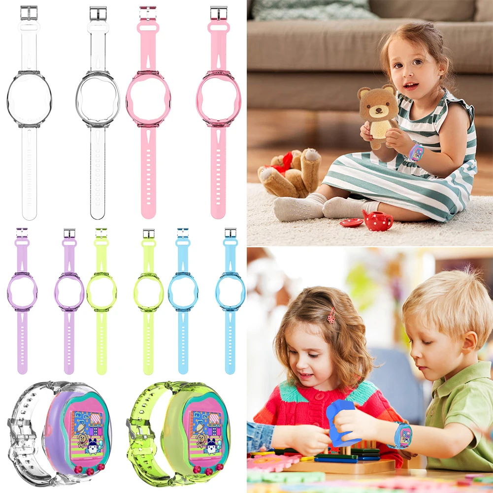 Shockproof & Washable TPU Wrist Strap for Interactive Virtual Pet