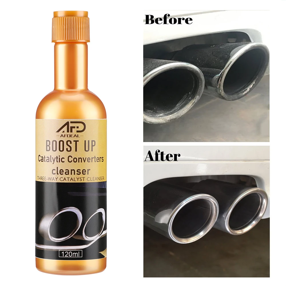 Catalytic Converter Cleaner 120ml Car Catalytic Converter Cleaners Automobile Engine CSV Clean Accelerators Catalysts