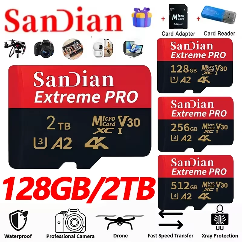 1TB/2TBHigh-capacityStorgeSDCard512GBMicroTFCard128GB/256GBClass10HighSpeedTransferMemoryCardforCamera/Laptop-AliExpress