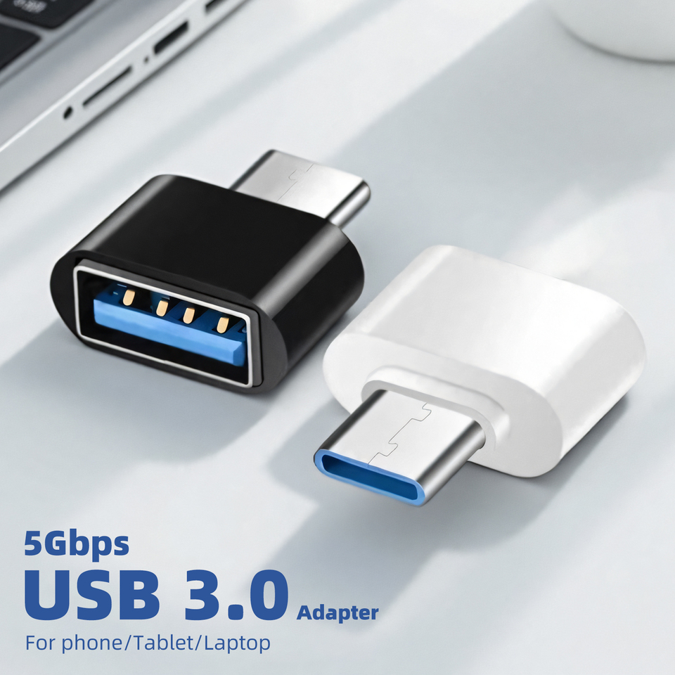 Mini Type C to USB Adapter 3.0 USB-C Male OTG A Female Data Connector For MacBook Pro iPad Mini 6/Pro MacBook Air Type C Device