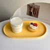 Stackable Oval Tray Nordic Style Storage Trays Dim Sum Fruit Dessert Tray Jewelry Storage Tableware Plate Kitchen Accessories 5
