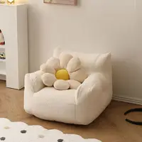 Mini Bean Bag Kids Sofa Lamb Velvet Casual Seat Cartoon Children's Sofa Reading Tatami Baby Furniture Lazy INS 5