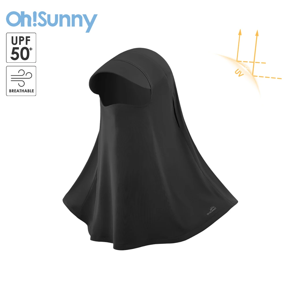 

OhSunny Outdoor Seamless Balaclava Women Mask Neck Protection Sunscreen UPF1000+ Motorcycle Face Head Scarf Facemask Breathable