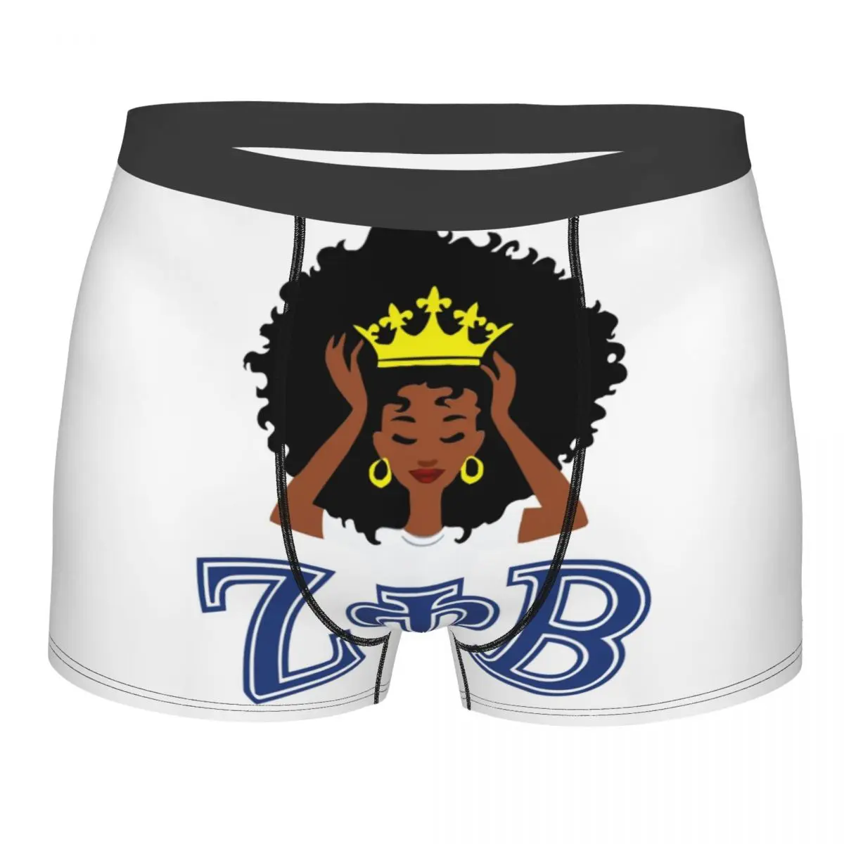 

Zeta Phi Beta Boxer Shorts Men 3D Printed Male Stretch Underwear Panties Briefs