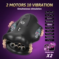 Männliches Sexspielzeug Masturbator Vibrator für Männer Penistraining Verzögerung Vibration Ejakulation Eicheltraining Penis Ausdauer Spielzeug für Erwachsene 4