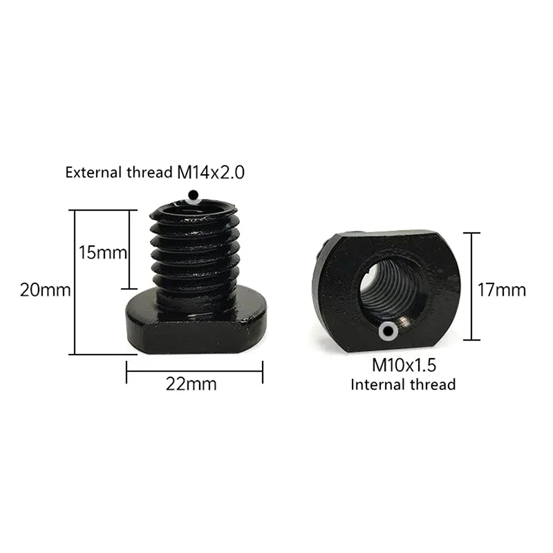 

1pc new M10 Adapter Angle Grinder M14 Thread Converter Adapte Arbor Connector Polishing For Diamond Core Bit Tools